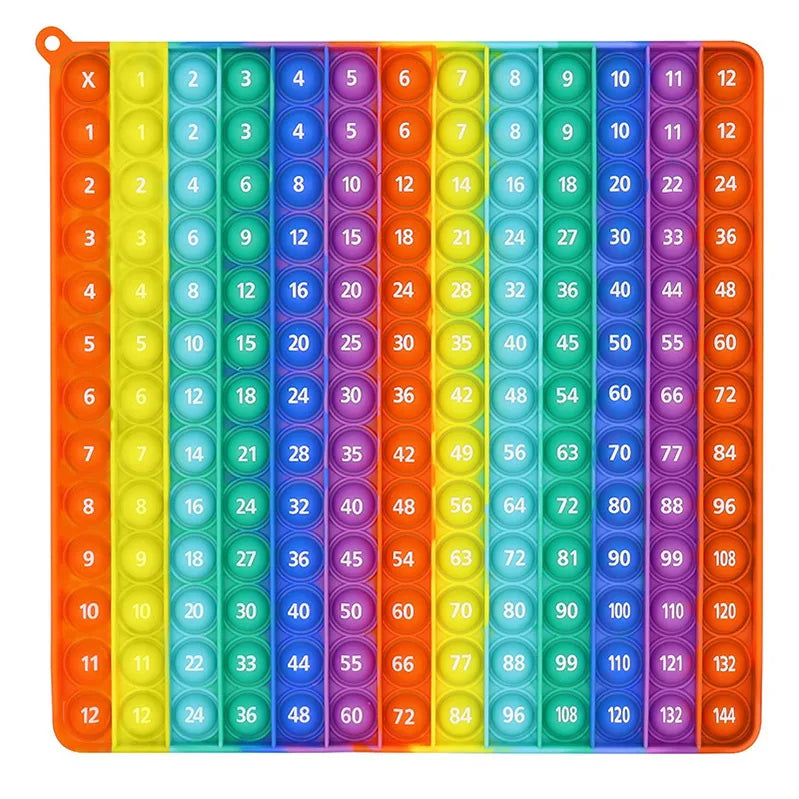 Push Bubble - Tabla de Multiplicación Montessori